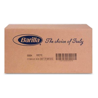 Barilla Pipette Pasta, 160 Ounce -- 2 per case.