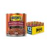 BUSH'S BEST 16 oz Canned Brown Sugar Hickory Baked Beans, Source of Plant Based Protein and Fiber, Gluten Free (Pack of 12) view 1