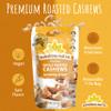 Sunshine Nut Company Whole Roasted Lightly Salted Cashews, Sprinkling of Salt Flavor, 2 Pack, 7 oz. Each, Gluten Free, Peanut Free and Vegan Individual Snack Packs for Kids and Adults, GMO Free view 3