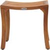 AquaTeak (Fully Assembled Patented 18" Asia Curve Teak Shower Bench view 4