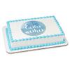 1/4 Sheet - Pastel Easter Wishes - Edible Cake/Cupcake Party Topper - D22046 view 1