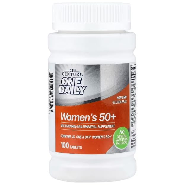 21st Century One Daily Women's 50+ Tablets, 100-Count by 21st Century