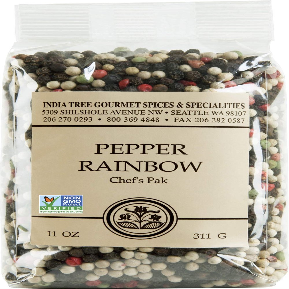 India Tree Rainbow Pepper,, 11 oz