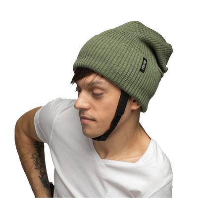 Ribcap Lenny Medical Grade Protective Helmet | Khaki | Soft Hat for Epilepsy | Protective Cap for Seizures