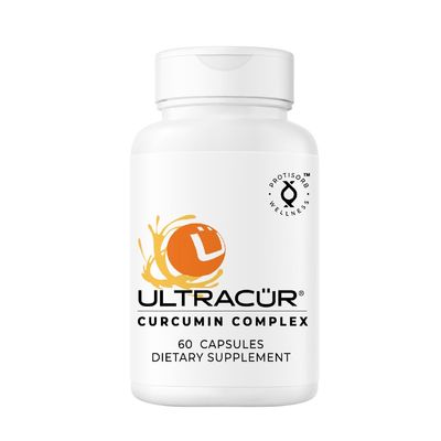 Ultracur Curcumin Complex Supplement - Ultra Bioavailable High Absorption Turmeric Curcumin Supplement for Joint, Muscle & Brain Support - Patented Protisorb for Premium Absorption  60 Capsules