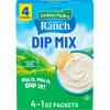 Hidden Valley Original Ranch Dip Mix, 1 Ounce Each, 4 Count (Package May Vary) view 1