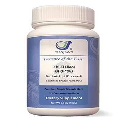 Treasure of The East, Gardenia Fruit - Zhi Zi (Jiao) (5:1 Concentrated Herbal Extract Granules, 100g)