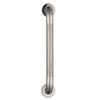 18 in. x 1-1/2 in. Concealed Peened Grab Bar in Polished Stainless Steel view 3