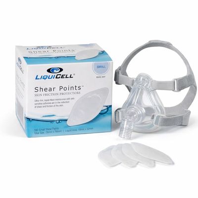 LiquiCell Shear Point Bandages, CPAP Nasal Pads, Box, 100 Bandages, Small