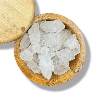 Evergreen Herbs Piedra Alumbre Alum Stone 8 oz. - Phitkari Crystal Stone of Alumbre, Piedre Alum, Alum Rock, Fitkari - Resealable Stand Up Pouch to Ensure Freshness!