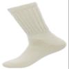 AndeanSun Warm Therapeutic Crew Alpaca Socks Unisex, Ivory - Medium view 1
