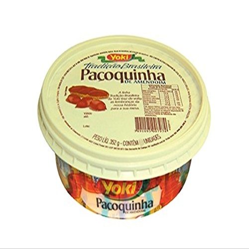 Yoki Ground Peanut Candy Bar 12.4 Oz | Paoquinha de Amendoim 352g (PACK OF 01)