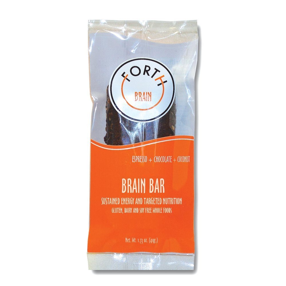 Forth Brain Bar 12 Pack Gluten Free, Sustained Energy