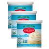 Miss Jones Baking Organic Buttercream Frosting, Perfect for Icing and Decorating, Vegan-Friendly: Vanilla (Pack of 3) view 1