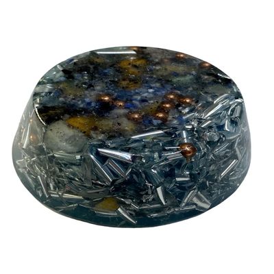 Light Blue Tower Buster Orgone Generator Energy Accumulator 528Hz/7.83Hz/Advance Harmonics Many Beautiful Ingredients and Colors!! (Tower Buster, Light Blue)