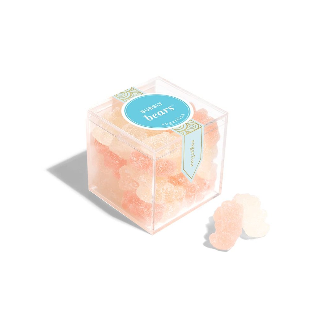 Sugarfina Bubbly Bears Small Candy Cube, Champagne Gummy Bears, 3.0 oz, 1 Count