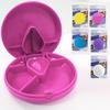 1 Pill Splitter Cutter Medicine Medication Storage Compartment Box Cut Dose New view 4