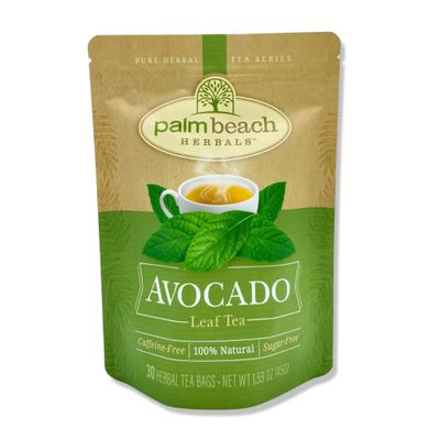 Palm Beach Medicinal Herbs - Avocado Leaf Tea - Pure Herbal Tea Series, 30ct