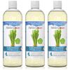 Natural Flower Power Liquid Dish Soap  Lemongrass  Plant-Based & Scented w/ Pure Essential Oils  Natural Liquid Dishwashing Detergent  Sulfate-Free Gentle Kitchen Soap  Vegan (16 Fl Oz 3 Pack) view 1