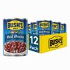 BUSH'S BEST Canned Red Beans (Pack of 12) Source of Plant Based Protein and Fiber, Low Fat, Gluten Free, 16 oz view 1