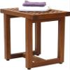 AquaTeak The Original 18" Grate Teak Shower Bench & AquaTeak Premium Teak Oil view 3