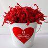 Mrs Fizz Crinkle Cut Paper Shred Filler for Packing and Filling Gift Baskets (2 LB) Red view 2