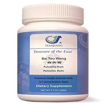 Treasure of The East, Pulsatilla Root - Bai TOU Weng (5:1 Concentrated Herbal Extract Granules, 100g)