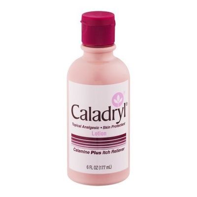 Caladryl Skin Protectant Lotion Calamine Plus Itch Reliever -6 FL OZ (Pack of 5)