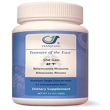 Treasure of The East, Belamcanda Rhizome - She Gan (5:1 Concentrated Herbal Extract Granules, 100g)