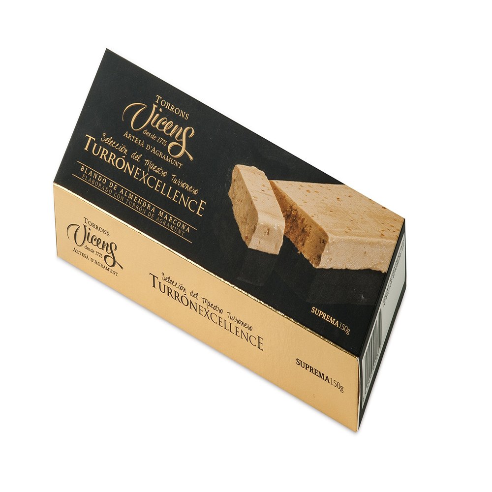 Excellence Almond Turrn Bar (Turrn Excellence blando de Almendra) by Vicens