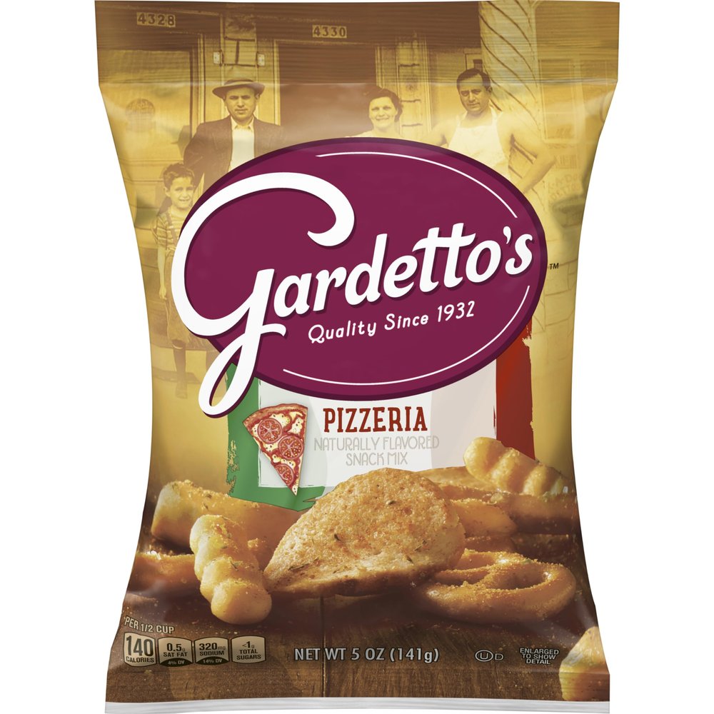 Gardetto's Pizzeria Naturally Flavored Snack Mix, 5.0 oz Bag