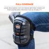 Ergodyne ProFlex 347 Professional Knee Pads, Protective Long Cap, Lighweight Gel Padded Technology, Adjustable Straps, Black view 3