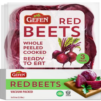 Gefen Red Beets, Whole, Peeled, Cooked & Ready to Eat, 1.1 lb (3 Pack) Best Buy 1/9/2026
