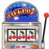 1/8 Sheet - Jackpot Casino Slot Machine Birthday - Edible Cake/Cupcake Party Topper - D22021 view 1