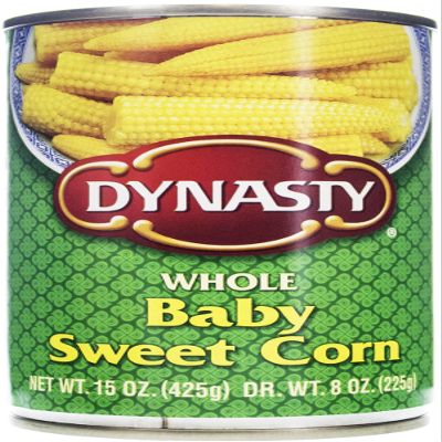 Dynasty Whole Baby Sweet Corn, 15 Oz