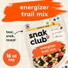 Snak Club Energizer Trail Mix with Roasted Salted Peanuts, Raisins, Chocolatey Candies, Roasted Almonds, Gluten-Free and Kosher Snack, 16 oz Resealable Bag view 3