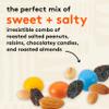 Snak Club Energizer Trail Mix with Roasted Salted Peanuts, Raisins, Chocolatey Candies, Roasted Almonds, Gluten-Free and Kosher Snack, 16 oz Resealable Bag view 4