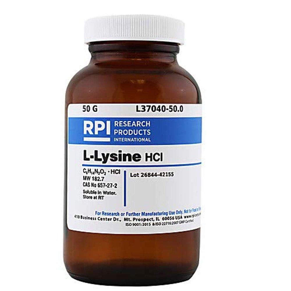 RPI L37040-500.0 L-Lysine Hydrochloride, 500g