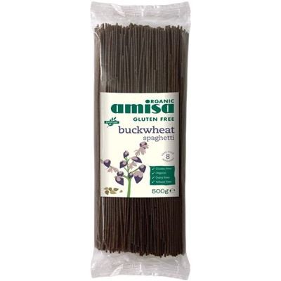 Amisa Organic Buckwheat Spaghetti 500g (Pack of 3)