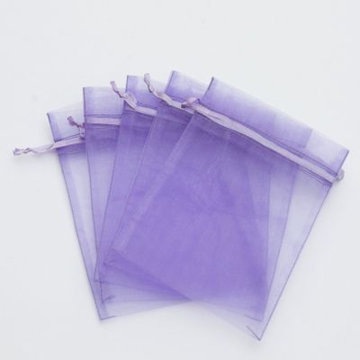 100 pcs 4x6" (10x15cm) Organza Bags Wedding Favor Bags Party Gift Bags Candy Bag Jewelry Pouch Drawstring Bag FB999 (Lavender - FB016)