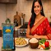 Asian Kitchen Platinum White Basmati Rice Extra Long Aged 20lbs (9.08kg) ~ All Natural | Gluten Friendly | Vegan | Indian Origin | Export Quality view 2