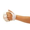 Rolyan Palm Protector with Finger Separators, Left Handed Glove for Finger Contracture Prevention, Comfortable Hand Cushion with Sherpa Lining On Palm and Finger Separations for Maximum Protection view 1