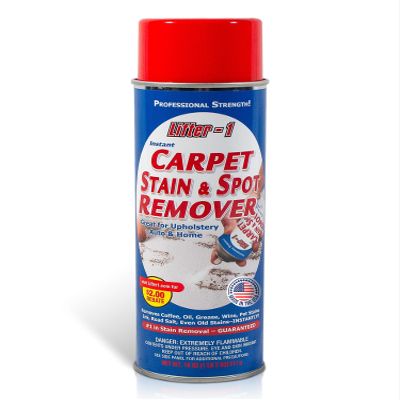LIFTER-1 Carpet Spot Remover, Stain and Red wine Remover and Spot Treatment for Oil, Grease, Urine, Cleaning Performance for Rugs, Upholstery, Fabrics (18 Fl Oz (Pack of 1))