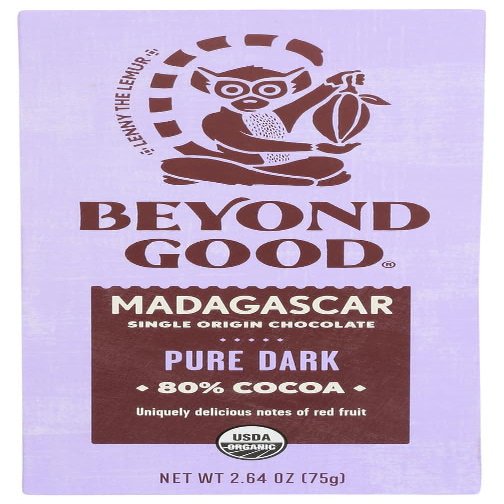 Madecasse Chocolate Bars - 80 Percent Cocoa Chocolate - 2.64 oz - 12 Count