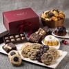 Dulcet Gift Basket's Valentines Day Chocolates and Baked Goods - Valentines Gift Basket Mixed Sampler of Heart Shaped Chocolates and Baked Goods - Sweet Delights for Him, Her, or Any Loved One (Grand Party Gift Basket) view 1