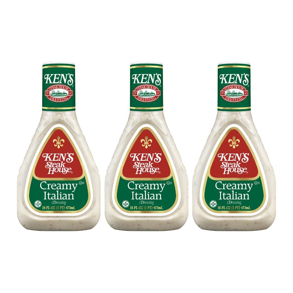 Ken's Steak House Creamy Italian Dressing (16 Fl Oz (Pack of 3))