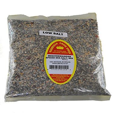 Marshalls Creek Spices (3 pack) LOW SALT, MEDITERRANEAN SPICED SEA SALT MIX REFILL