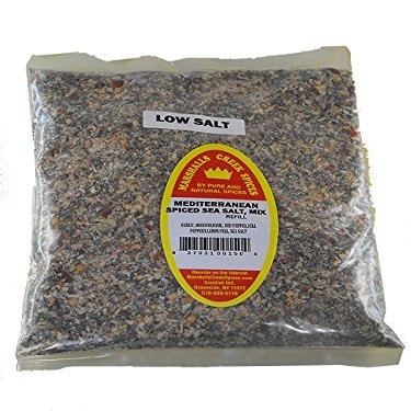Marshalls Creek Spices (3 pack) LOW SALT, MEDITERRANEAN SPICED SEA SALT MIX REFILL