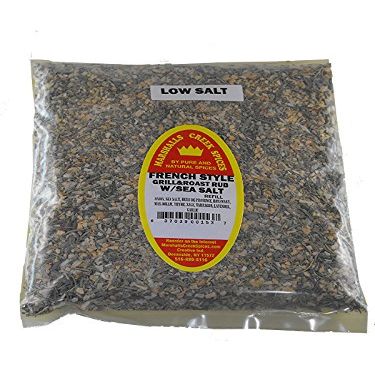 Marshalls Creek Spices (3 pack) LOW SALT, FRENCH STYLE GRILL & ROAST RUB WITH SEA SALT REFILL