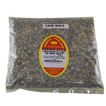 Marshalls Creek Spices (3 pack) LOW SALT, FRENCH STYLE GRILL & ROAST RUB WITH SEA SALT REFILL